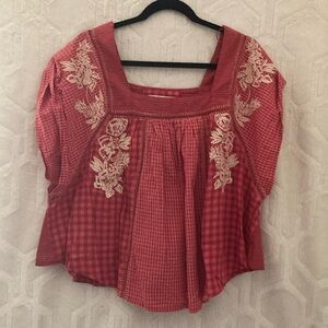 NWOT  F.P Half Moon Stripe Top